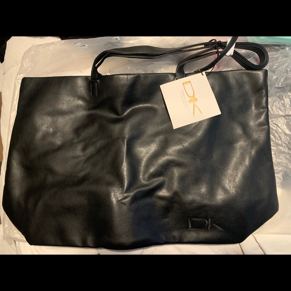 Donna Karan Faux Leather Tote